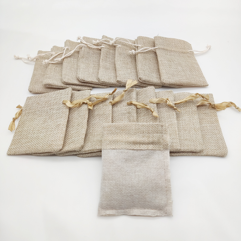 Jute Bag Packaging - Bolsas de yute para regalo, saco