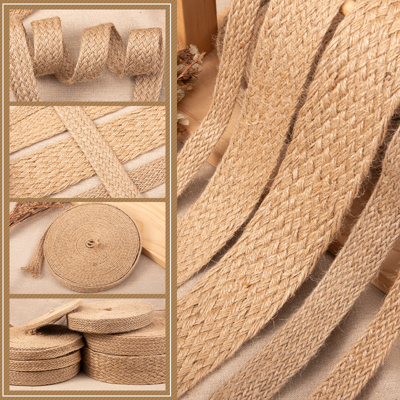 10 m/rollo de cordones de yute - Jute Bag Packaging reseña y precio