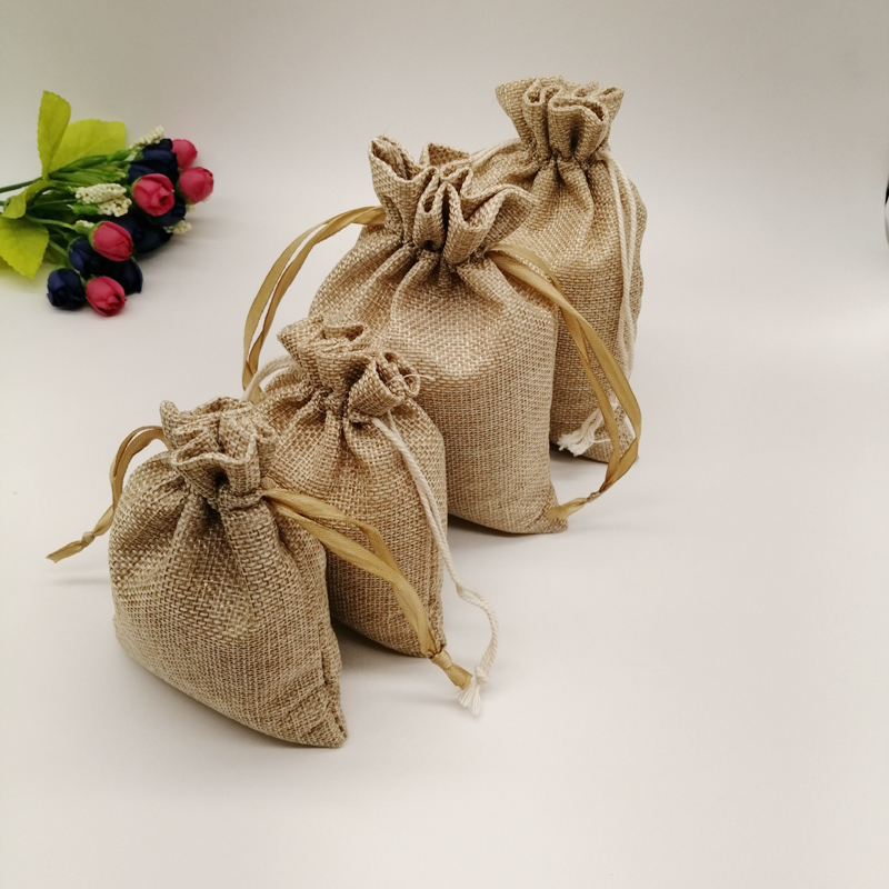 Bolsas de tela de yute para em - Jute Bag Packaging reseña y precio