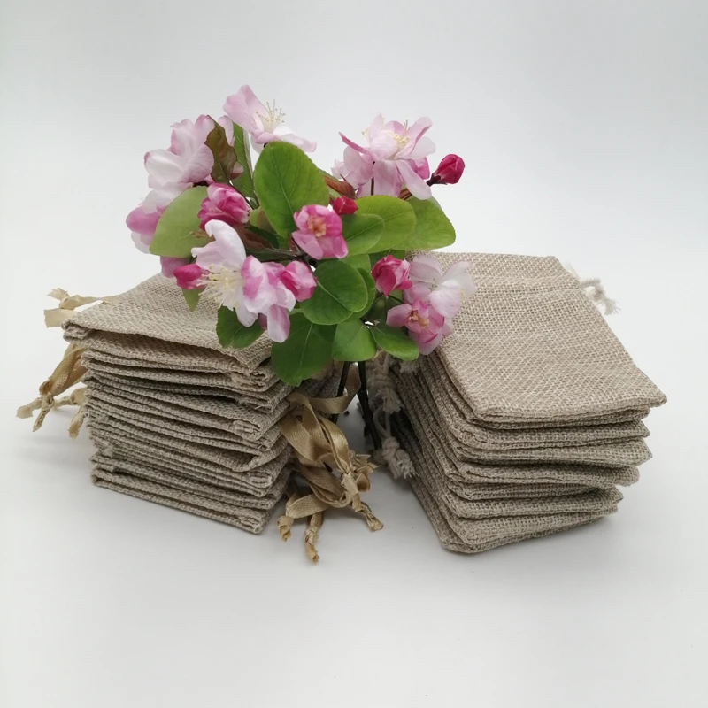 100 Uds. Bolsas de yute de alg - Jute Bag Packaging reseña y precio