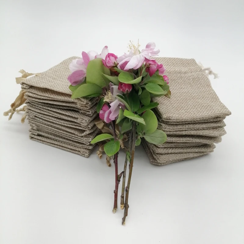 100 Uds. Bolsas de yute de alg - Jute Bag Packaging reseña y precio