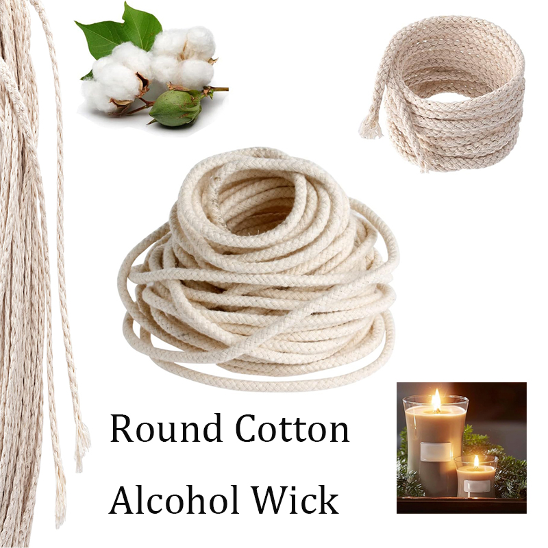 Mechas de algodón redondas de  - Candle Making Oils reseña y precio