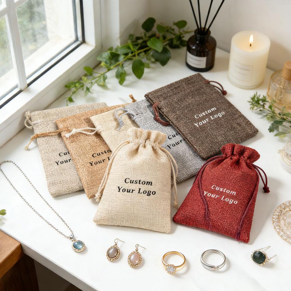 Bolsa de regalo de arpillera c - Jute Bag Packaging reseña y precio